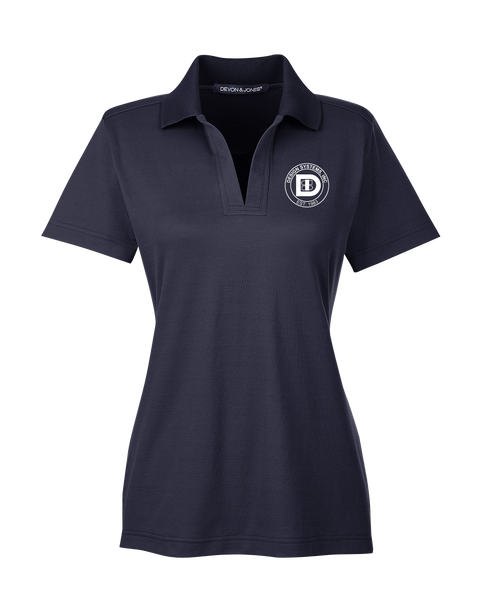 Design Systems Inc. Ladies Plaited Badge Polo