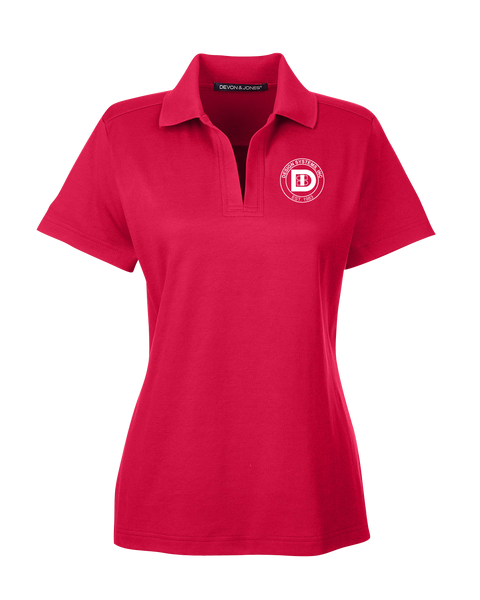 Design Systems Inc. Ladies Plaited Badge Polo