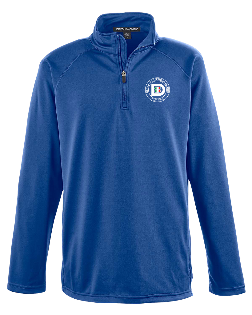 Design Systems de Mexico Badge Stretch Tech-Shell Compass Quarter-Zip