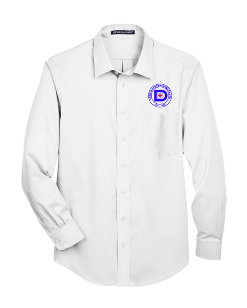 Design Systems Canada Badge Solid Stretch Twill Dress Shirt