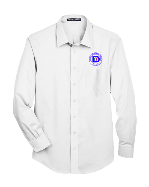 Design Systems de Mexico Badge Solid Stretch Twill Dress Shirt
