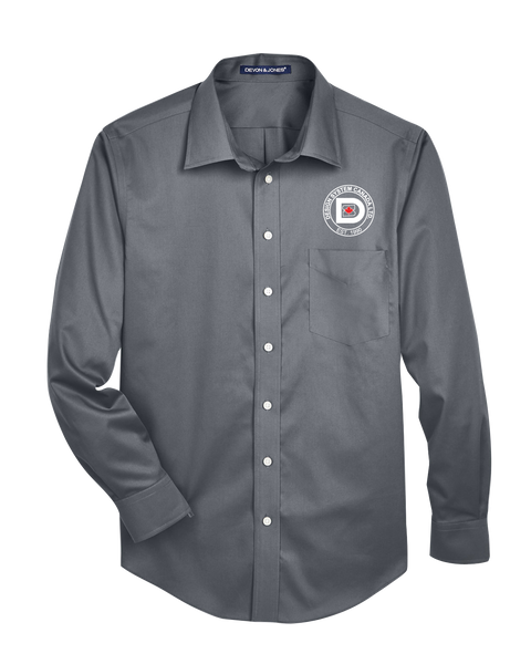 Design Systems Canada Badge Solid Stretch Twill Dress Shirt