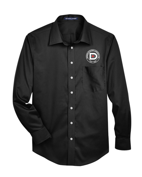 Design Systems Canada Badge Solid Stretch Twill Dress Shirt