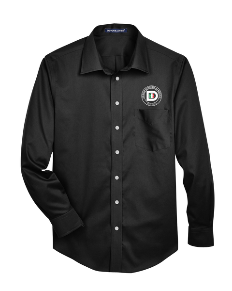 Design Systems de Mexico Badge Solid Stretch Twill Dress Shirt