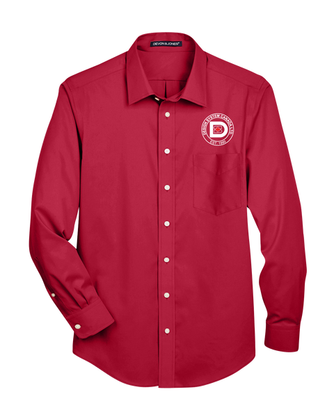 Design Systems Canada Badge Solid Stretch Twill Dress Shirt