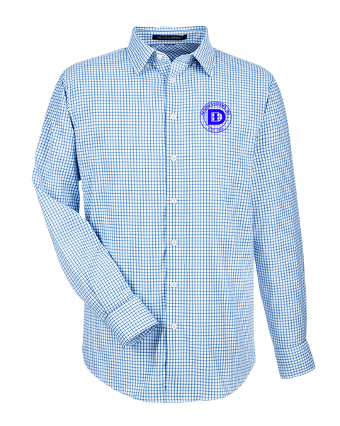 Design Systems Inc. Badge Performance Micro Windowpane Shirt