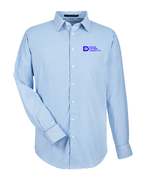 Design Systems Canada Performance Micro Windowpane Shirt