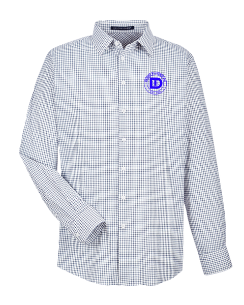 Design Systems Inc. Badge Performance Micro Windowpane Shirt