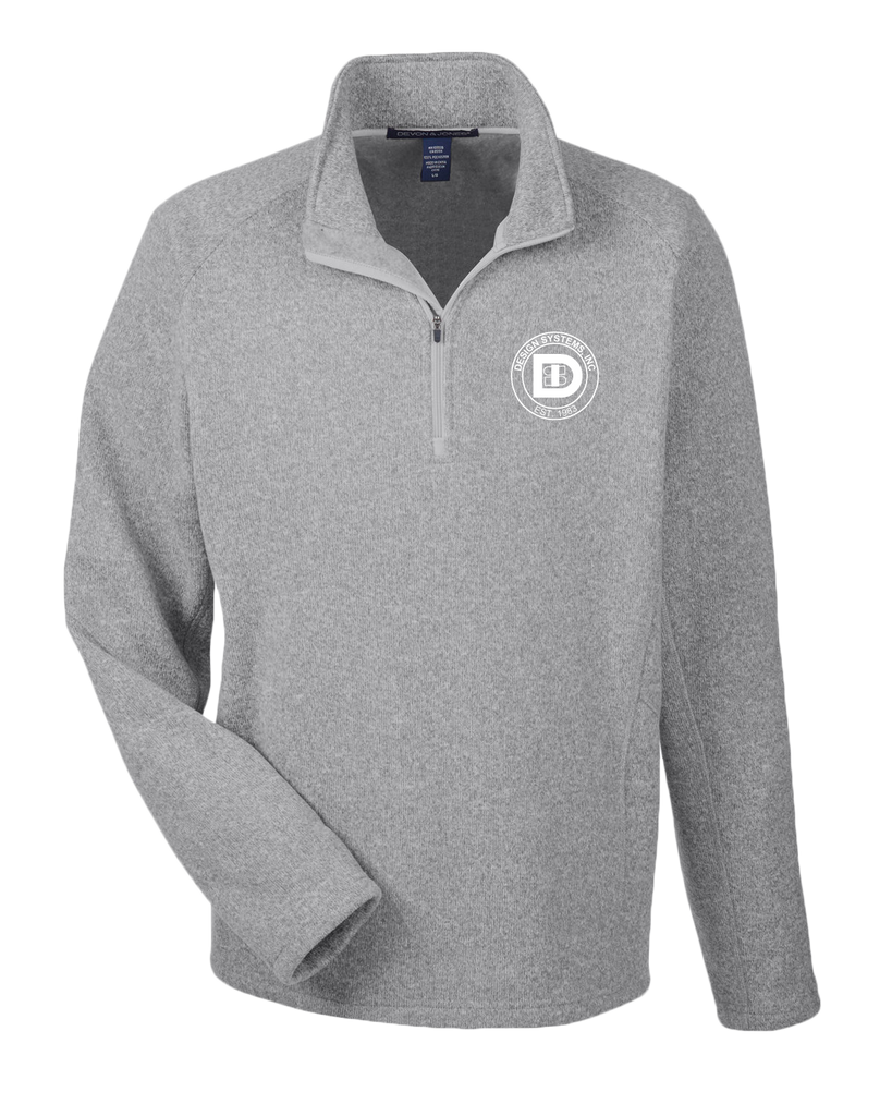 Design Systems Inc. Badge Bristol Sweater Fleece Quarter-Zip