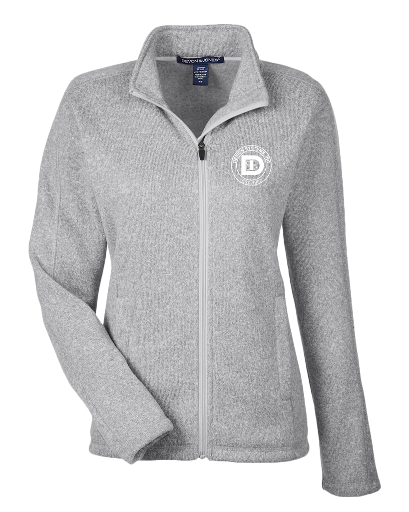 Design Systems Inc. Badge Ladies Bristol Sweater Fleece Quarter-Zip – Wear  it Proud
