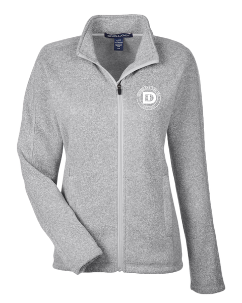 Design Systems Inc. Badge Ladies Bristol Sweater Fleece Quarter-Zip