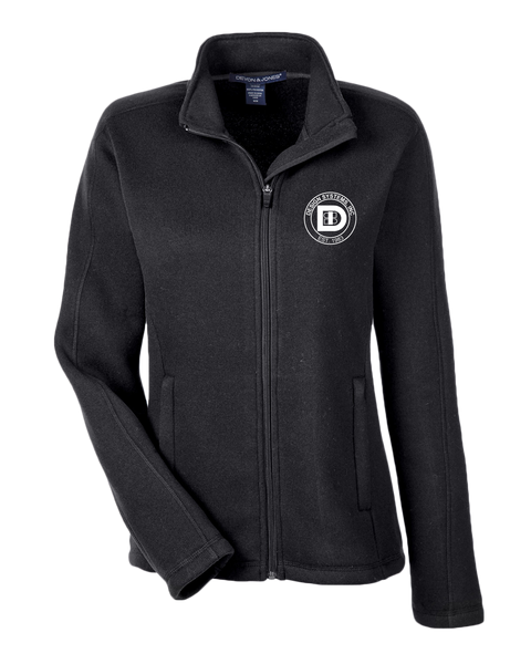 Design Systems Inc. Badge Ladies Bristol Sweater Fleece Quarter-Zip