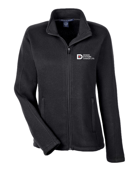 Design Systems Canada Ladies Bristol Sweater Fleece Quarter-Zip