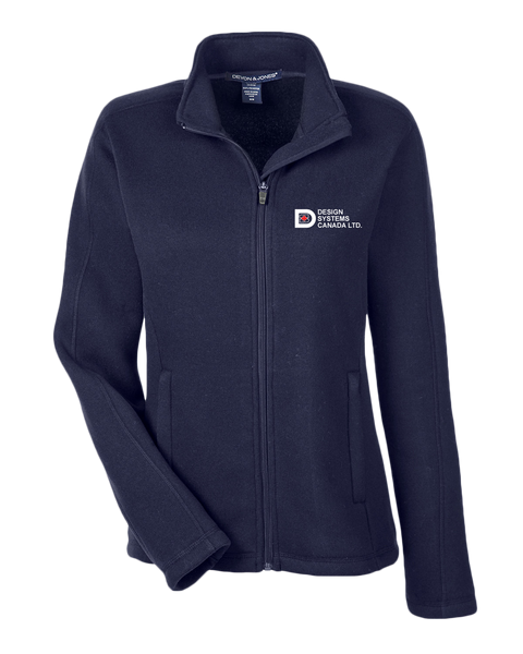 Design Systems Canada Ladies Bristol Sweater Fleece Quarter-Zip