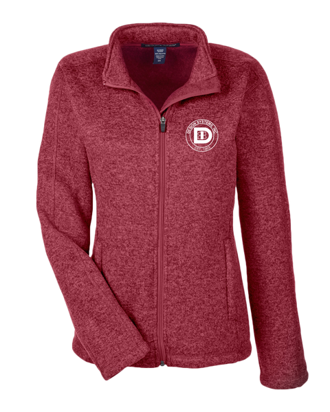 Design Systems Inc. Badge Ladies Bristol Sweater Fleece Quarter-Zip