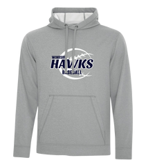 Hawks Baseball Adult Dri-Fit Hoodie With Printed Logo