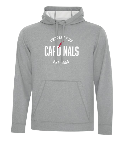 Cardinals Alumni Adult Dri-Fit Hoodie With Printed Logo