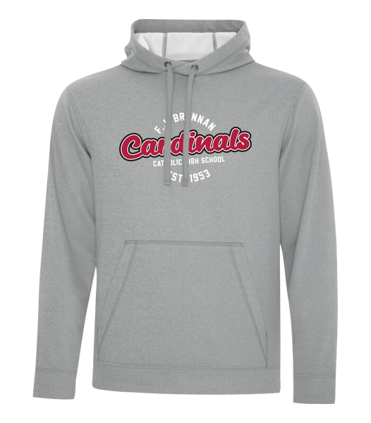 Brennan Cardinals Alumni Adult Dri-Fit Hoodie With Printed Logo