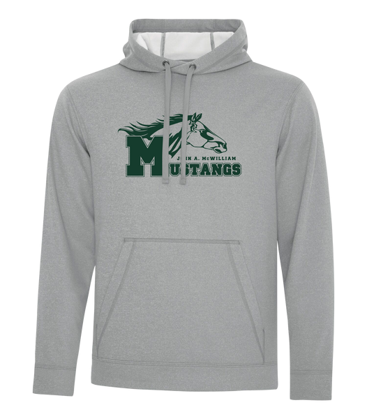 Mustang Adult Dri-Fit Hoodie With Printed Logo