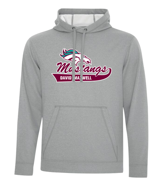 Mustangs Adult Dri-Fit Hoodie With Embroidered Logo