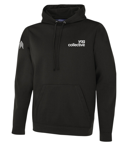 YQG Collective Adult Dri-Fit Hoodie With Printed Logo
