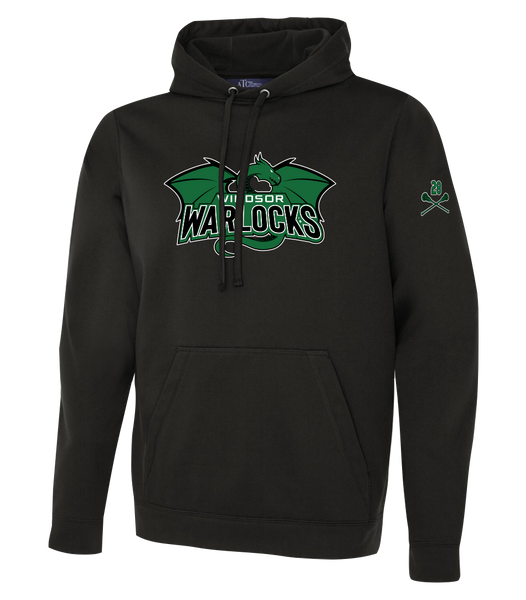 Warlocks Adult Dri-Fit Hoodie with Printed Logo & the Number on a Sleeve