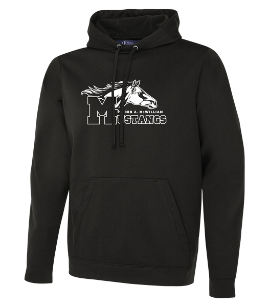 Mustang Adult Dri-Fit Hoodie With Printed Logo