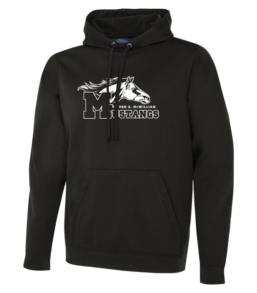 Mustang Adult Dri-Fit Hoodie With Personalized Lower Back