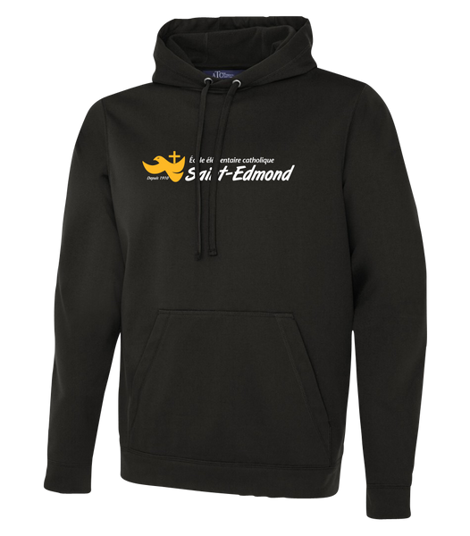 Saint-Edmond Adult Dri-Fit Hoodie With Printed Logo