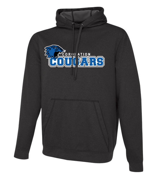 Coronation Cougars Adult Dri-Fit Hoodie With Embroidered Logo