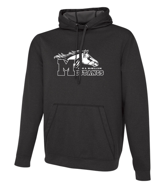Mustang Staff Adult Dri-Fit Hoodie With Printed Logo
