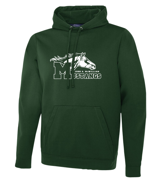 Mustang Adult Dri-Fit Hoodie With Printed Logo