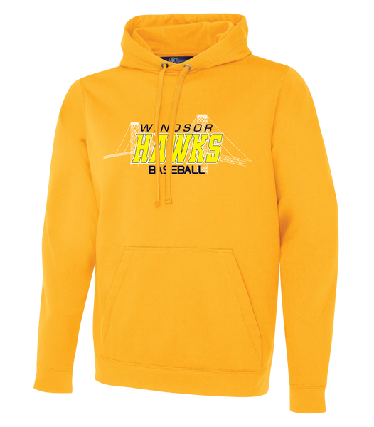 Windsor Hawks Baseball Adult Dri-Fit Hoodie With Printed Logo