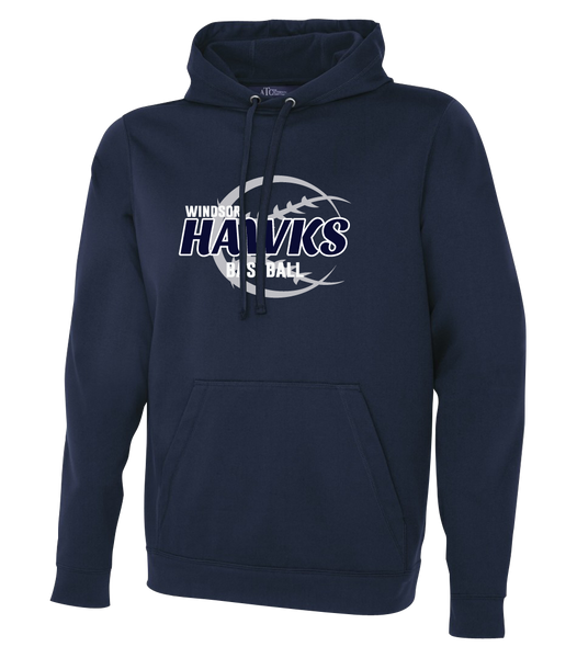 Hawks Baseball Adult Dri-Fit Hoodie With Printed Logo