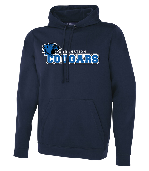 Coronation Cougars Adult Dri-Fit Hoodie With Embroidered Logo