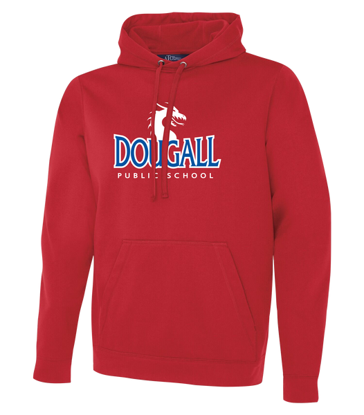 Dougall Adult Dri-Fit Hoodie With Applique Logo