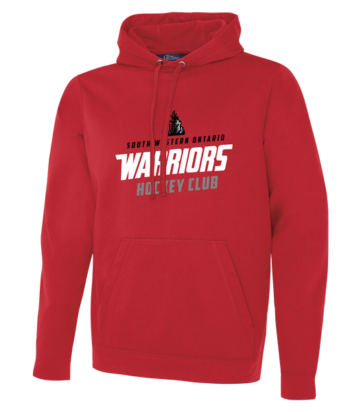SWO Warriors Adult Dri-Fit Hoodie With Embroidered Applique