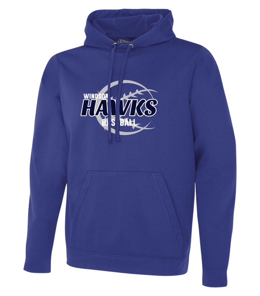 Hawks Baseball Adult Dri-Fit Hoodie With Printed Logo