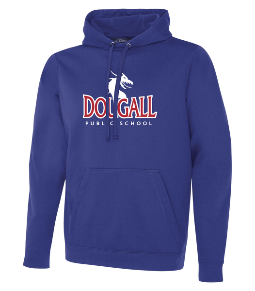 Dougall Staff Adult Dri-Fit Hoodie With Embroidered Logo