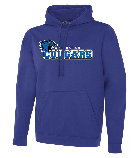 Coronation Cougars Adult Dri-Fit Hoodie With Embroidered Logo