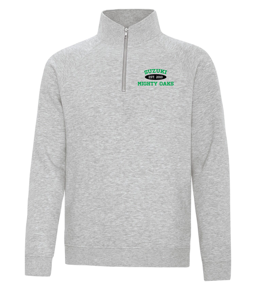 ADULT Suzuki EST 2010 Staff Vintage 1/4 Zip Sweatshirt with *Embroidered* Logo