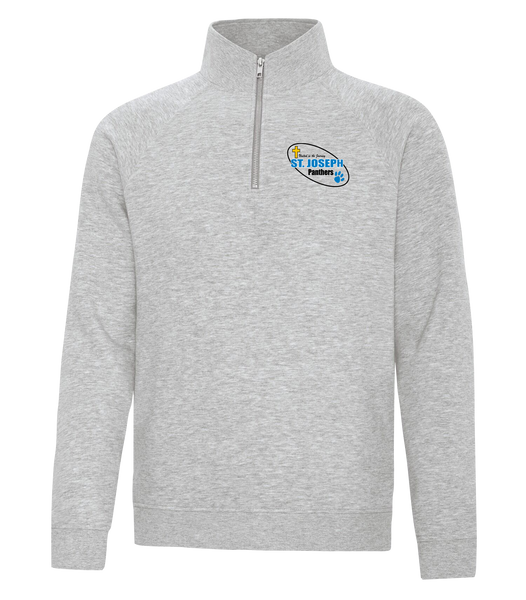 St. Joseph Staff Adult Vintage 1/4 Zip Sweatshirt with Embroidered Logo