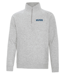 East Mersea Staff Adult Vintage 1/4 Zip Sweatshirt with Embroidered Logo