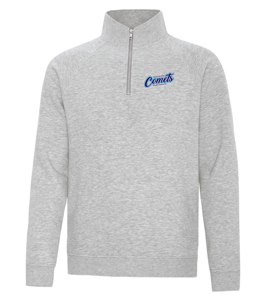 Comets Adult Vintage 1/4 Zip Sweatshirt with Embroidered Logo