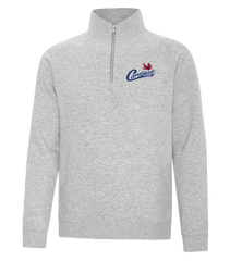 Cardinals Staff Adult Vintage 1/4 Zip Sweatshirt with Embroidered Logo