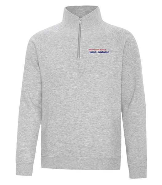 Saint-Antoine Staff Adult Vintage 1/4 Zip Sweatshirt with Embroidered Logo