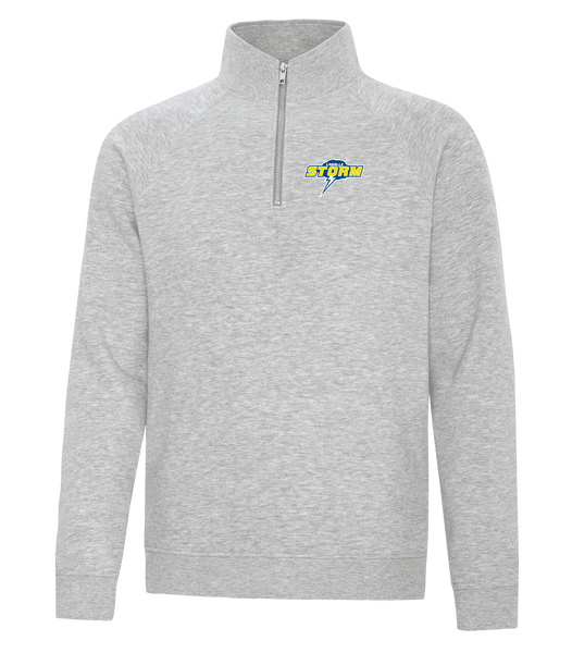 Storm Staff Adult Vintage 1/4 Zip Sweatshirt with Embroidered Logo