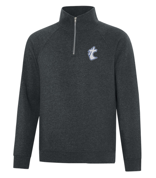 Huskies Vintage 1/4 Zip Sweatshirt with Embroidered Logo ADULT