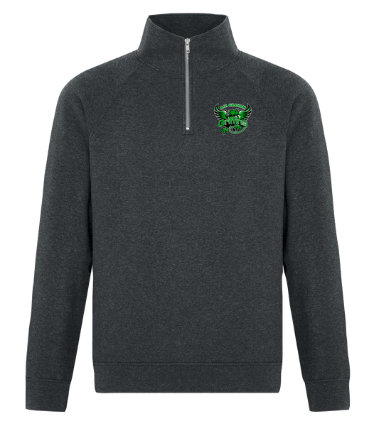 Griffins Staff Adult Vintage 1/2 Zip Sweatshirt with Embroidered Logo