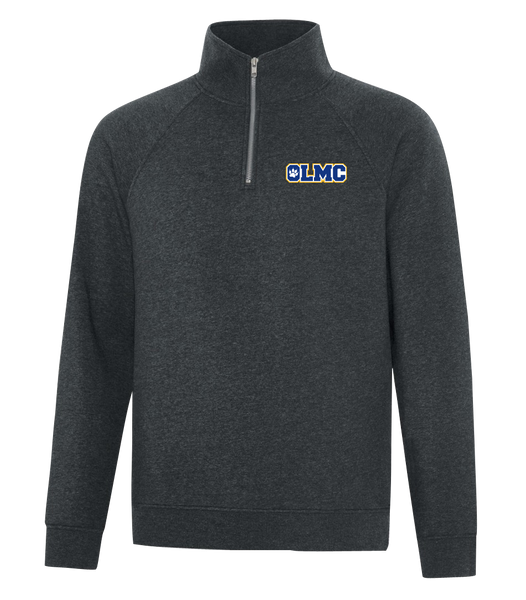 Cougars Staff Adult Vintage 1/4 Zip Sweatshirt with Embroidered Logo